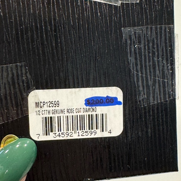 NWT Victoria Townsend Rose Gold Heart Necklace with Diamonds - Picture 5 of 5